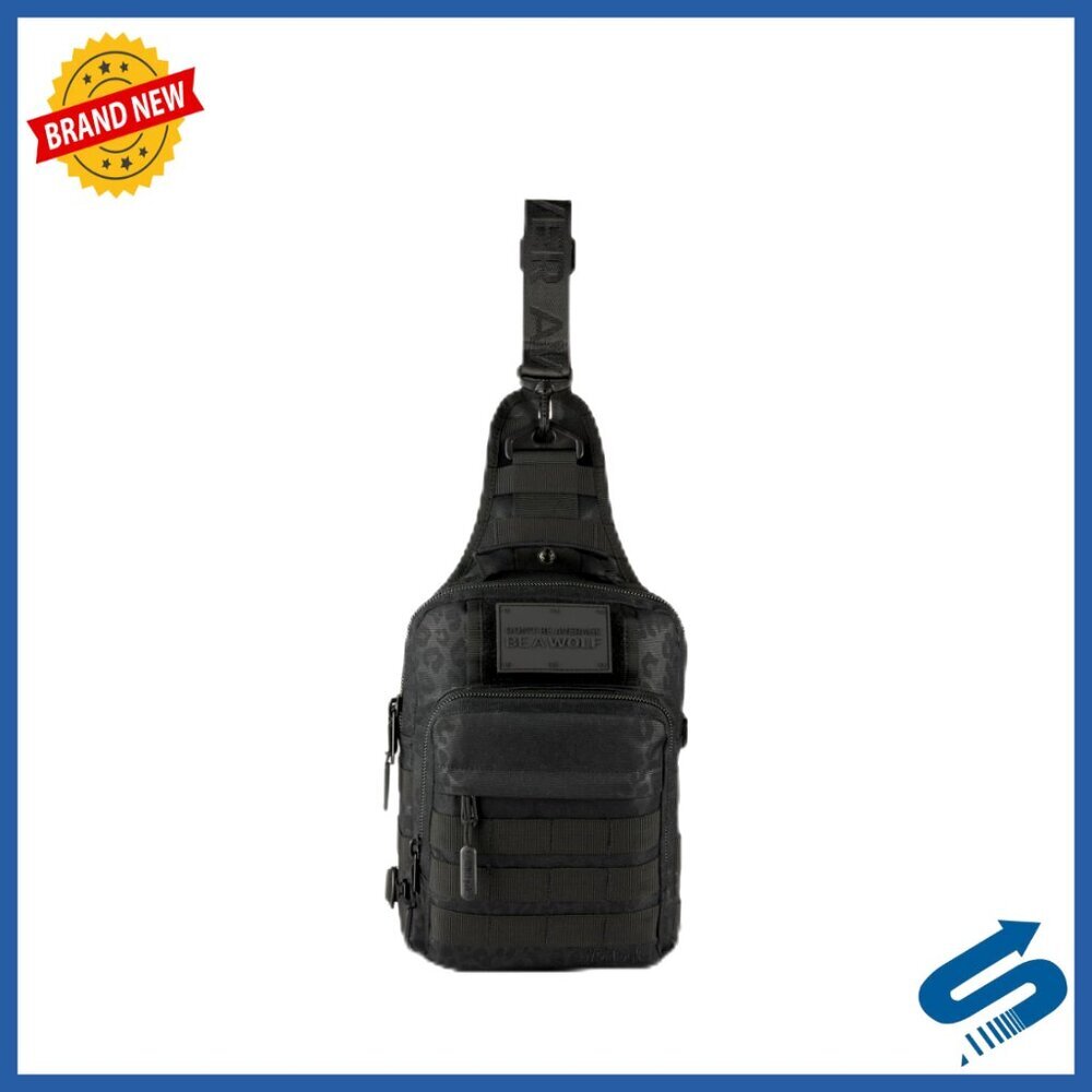 9L Tactical Sling Bag with Molle Pockets for Hiking Travel Work EDC